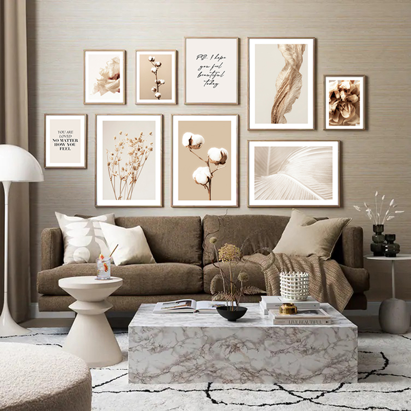 Interior Design Layout - Boho Gambar Bunga untuk Desain Rumah