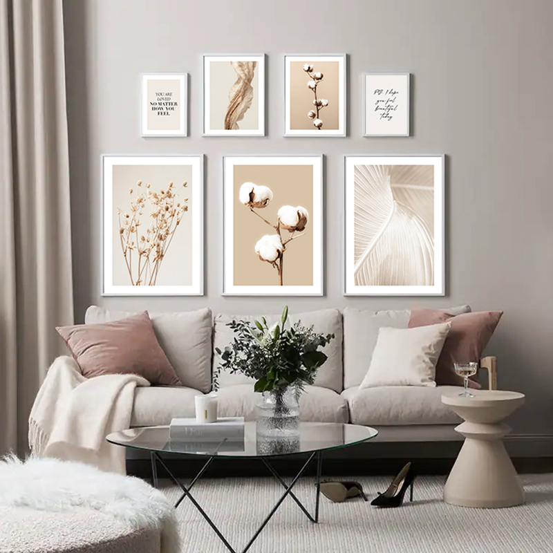Boho Gambar Bunga untuk Desain - Interior Design Layout ulasan dan harga