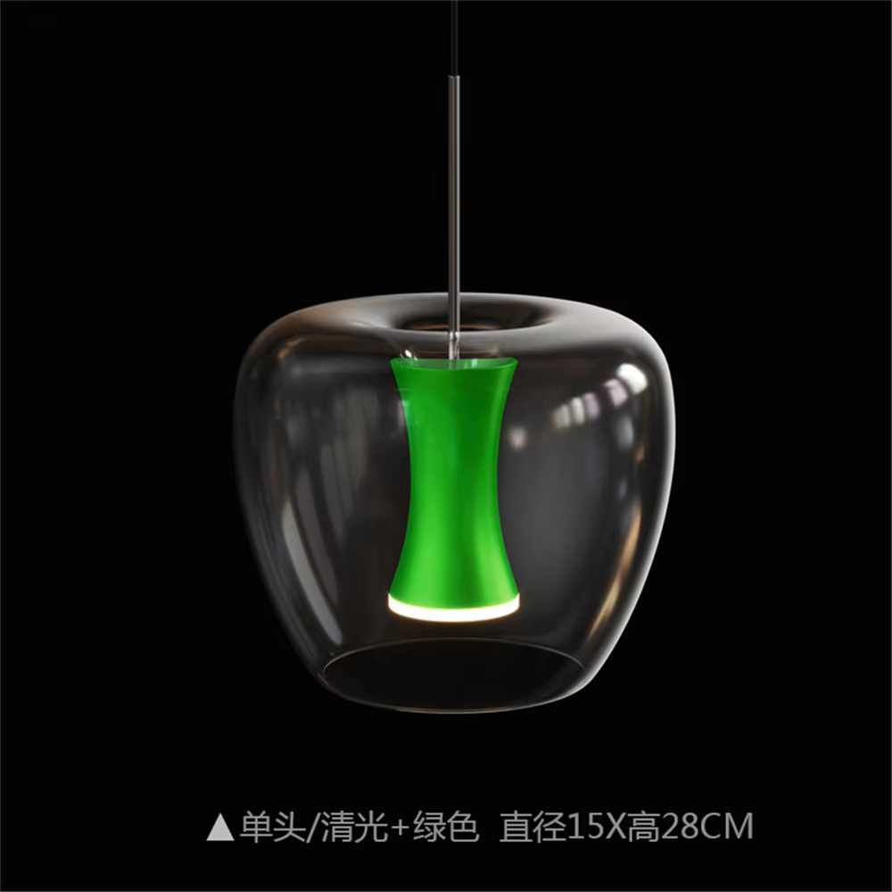 Lampu gantung Led kaca bening  - Interior Design Years Of Study ulasan dan harga
