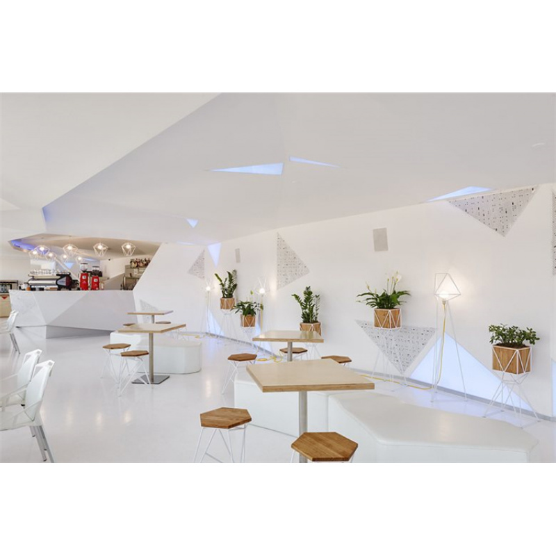 Desain Konter Kopi Modern Berk - Interior Design Layout ulasan dan harga
