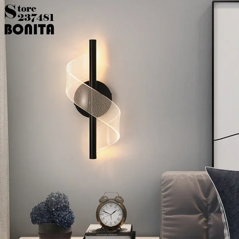 Lampu Dinding Pita Sutra Akril - Interior Design Years Of Study ulasan dan harga