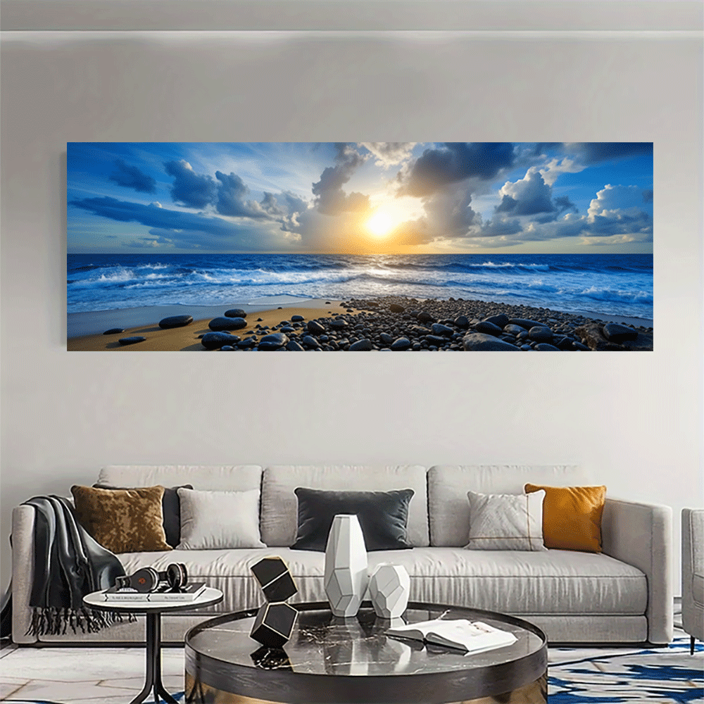 1 Buah-Poster Kanvas Tanpa Bin - Interior Design Layout ulasan dan harga