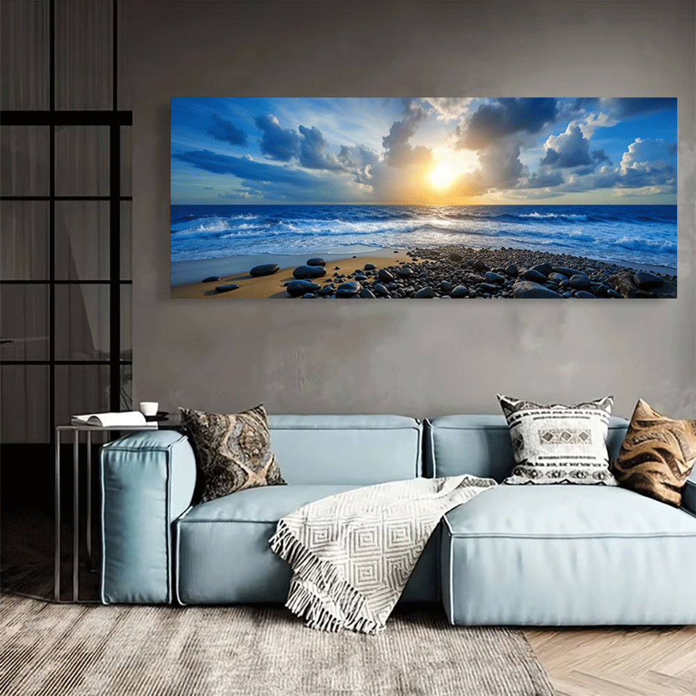 1 Buah-Poster Kanvas Tanpa Bin - Interior Design Layout ulasan dan harga